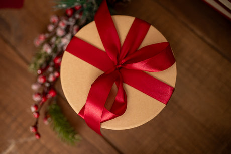 Set mit 4 Kraftpapier-Geschenkboxen