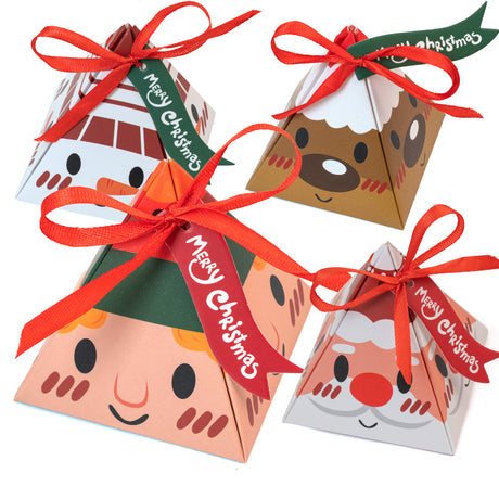 Weihnachtsboxen Anhänger 4St