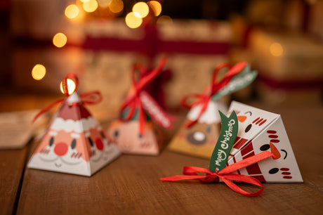 Weihnachtsboxen Anhänger 4St