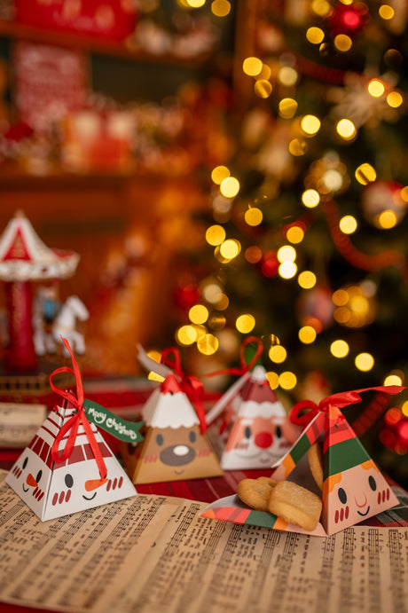 Weihnachtsboxen Anhänger 4St