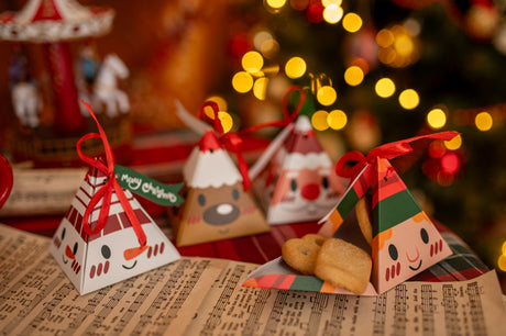 Weihnachtsboxen Anhänger 4St