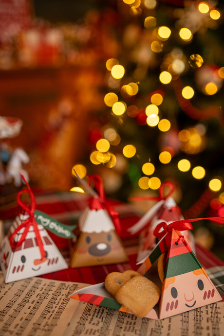 Weihnachtsboxen Anhänger 4St