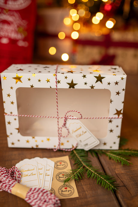 Weihnachts-Fensterkästen, 6 Stück