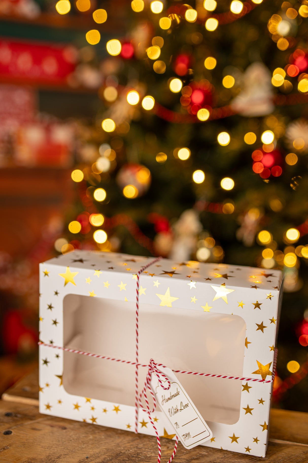 Weihnachts-Fensterkästen, 6 Stück