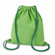 Baumwoll-Rucksack 340 x 400 mm Hellgrün