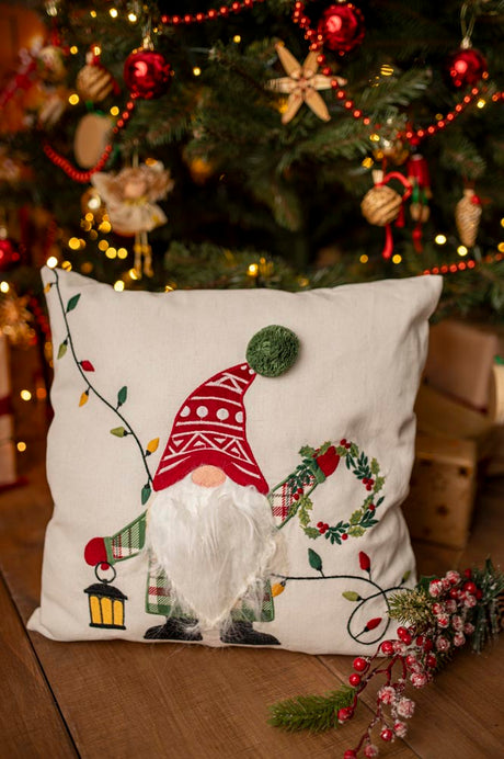 Plüsch-Koboldkissen 45x45cm