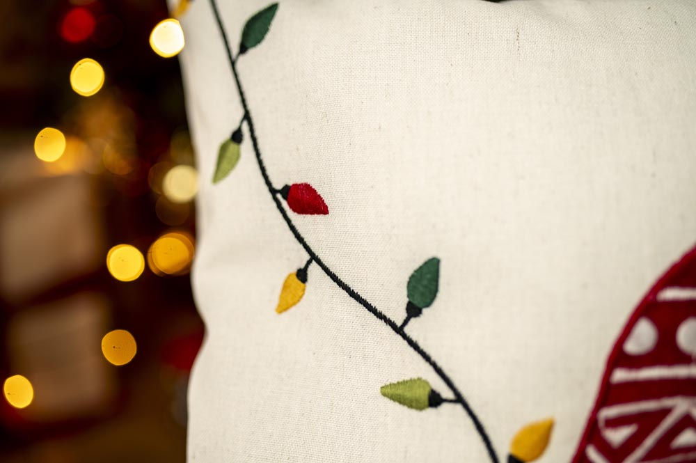 Plüsch-Koboldkissen 45x45cm