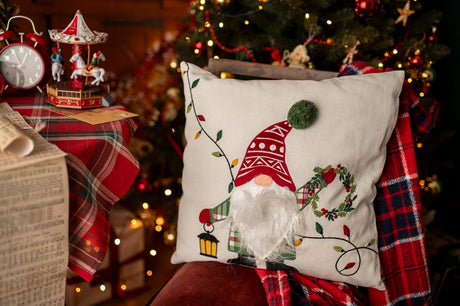 Plüsch-Koboldkissen 45x45cm