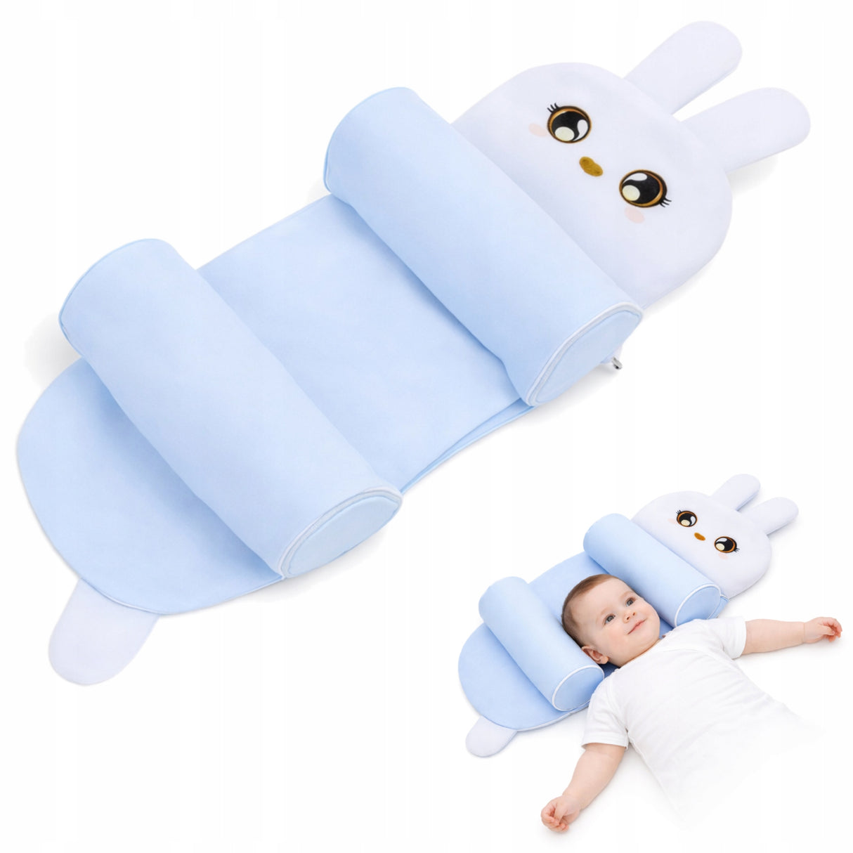 Profiliertes Babykissen 15x45 cm