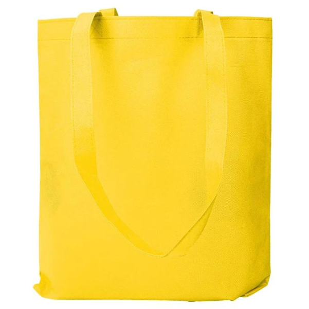 Polypropylen Tasche GELB - 360x420mm mit Tragegriff: 70cm