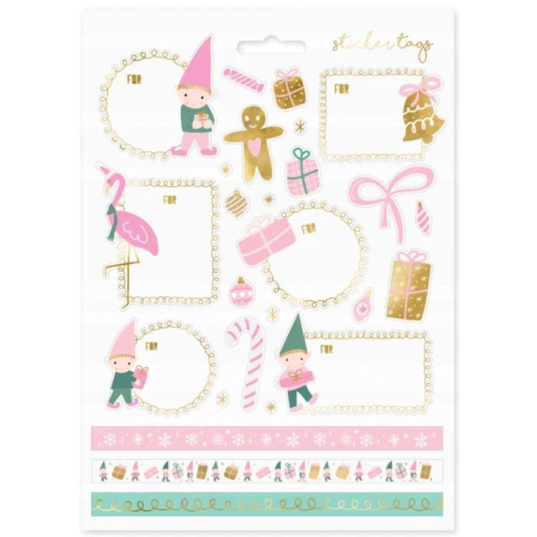 Weihnachtsdeko Sticker 26 Sticker ELFEN