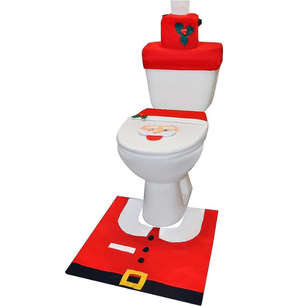 Weihnachten SET Toilettendeckel für das Badezimmer