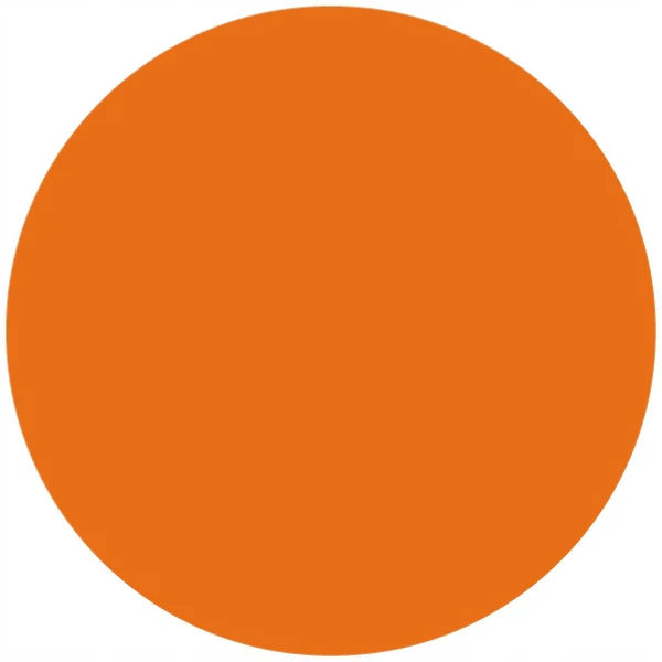 Selbstklebende dekorative Aufkleber Orange 10 Stück