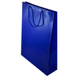 Laminierte Tasche mit Kordelgriff MARINEBLAU 300x100x400mm
