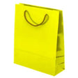 Papiertüten mit Schnurgriff Gelb 300x150x30mm