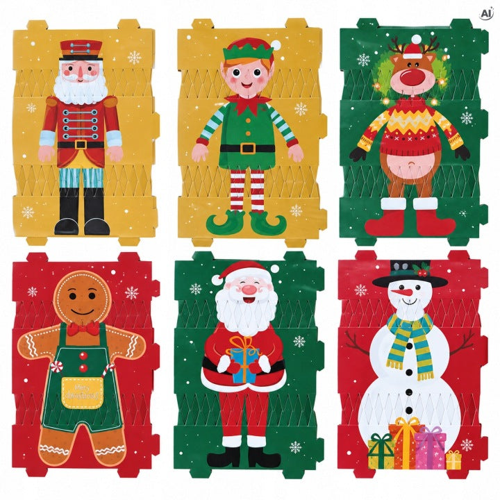 Weihnachtsgeschenkboxen 6 Stück