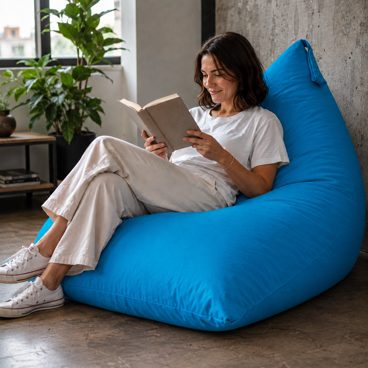 Pufa pillow XXL OXFORD Jednokolorowe