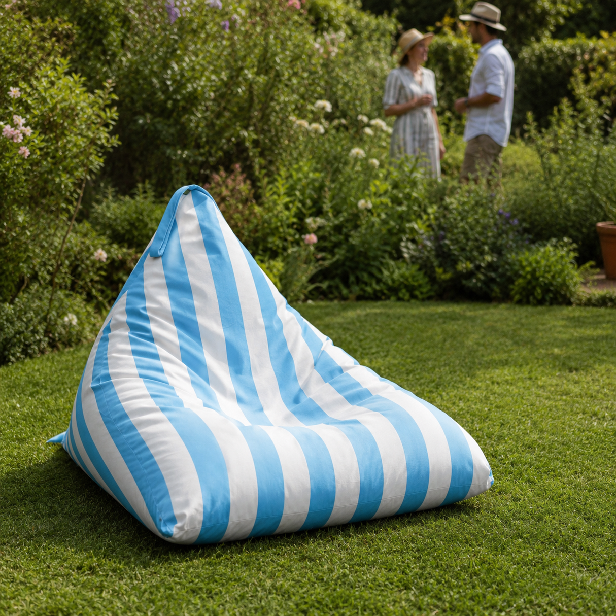 Sitzsack Pillow XXL OXFORD Bunt Gestreift