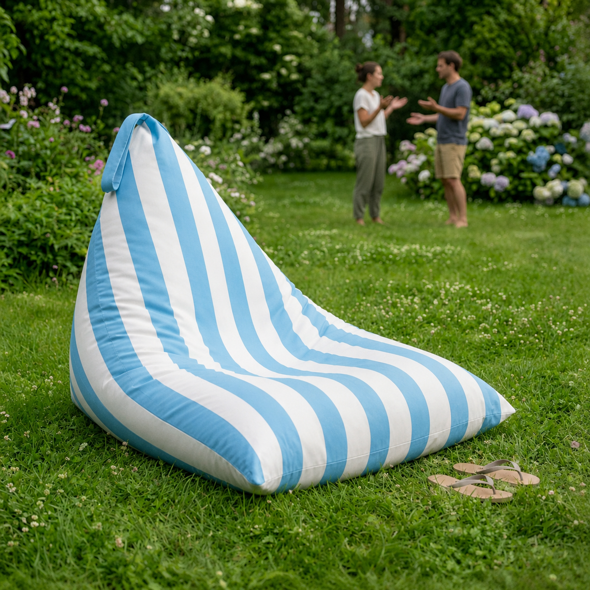 Sitzsack Pillow XXL OXFORD Bunt Gestreift