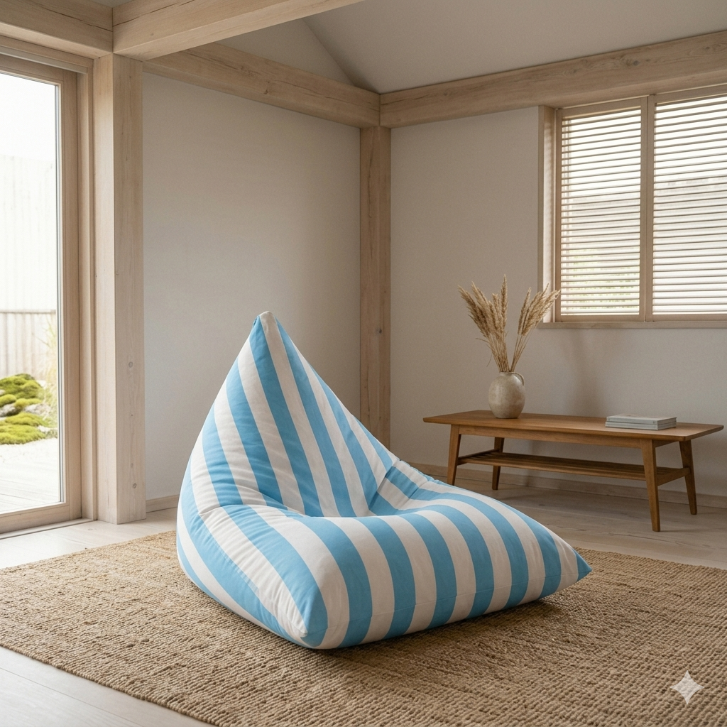 Sitzsack Pillow XXL OXFORD Bunt Gestreift