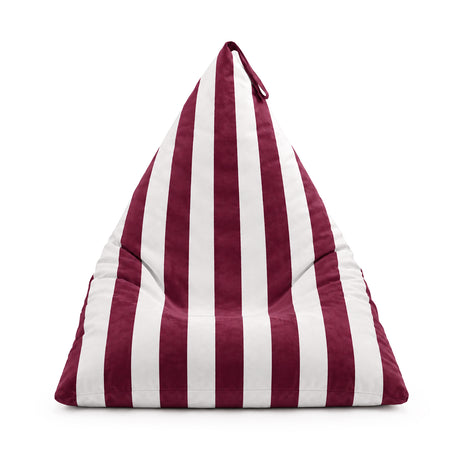 Sitzsack Pillow XXL VELVET Bunt gestreift