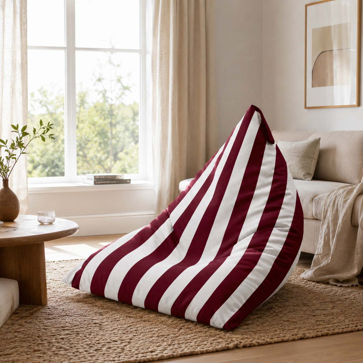 Sitzsack Pillow XL OXFORD Bunt Gestreift
