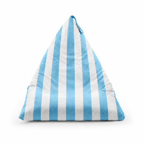 Sitzsack Pillow XXL VELVET Bunt gestreift
