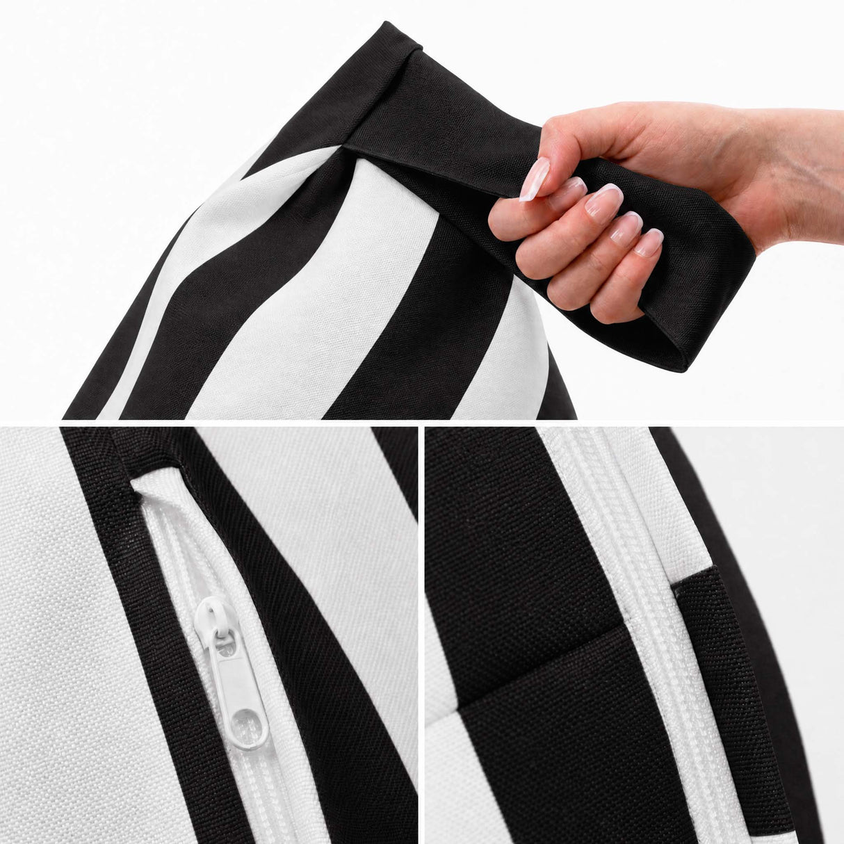 Sitzsack Pillow XL OXFORD Bunt Gestreift