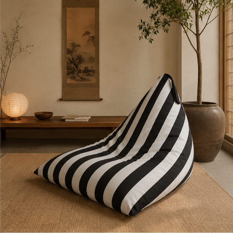 Sitzsack Pillow XXL OXFORD Bunt Gestreift