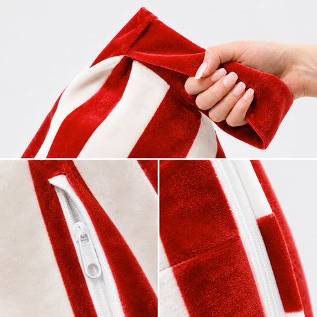 Sitzsack Pillow XL VELVET Bunt Gestreift