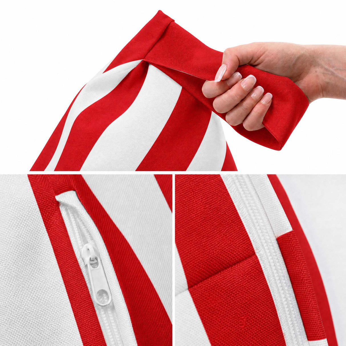 Sitzsack Pillow XL OXFORD Bunt Gestreift