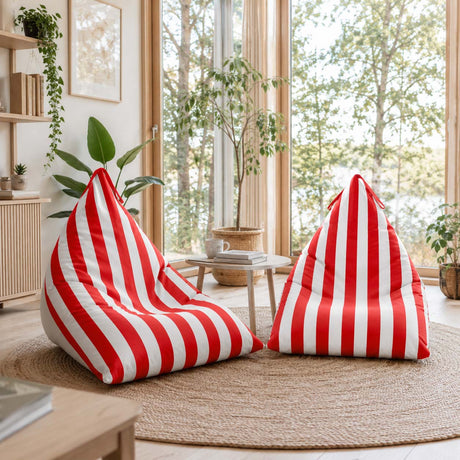 Sitzsack Pillow XL OXFORD Bunt Gestreift