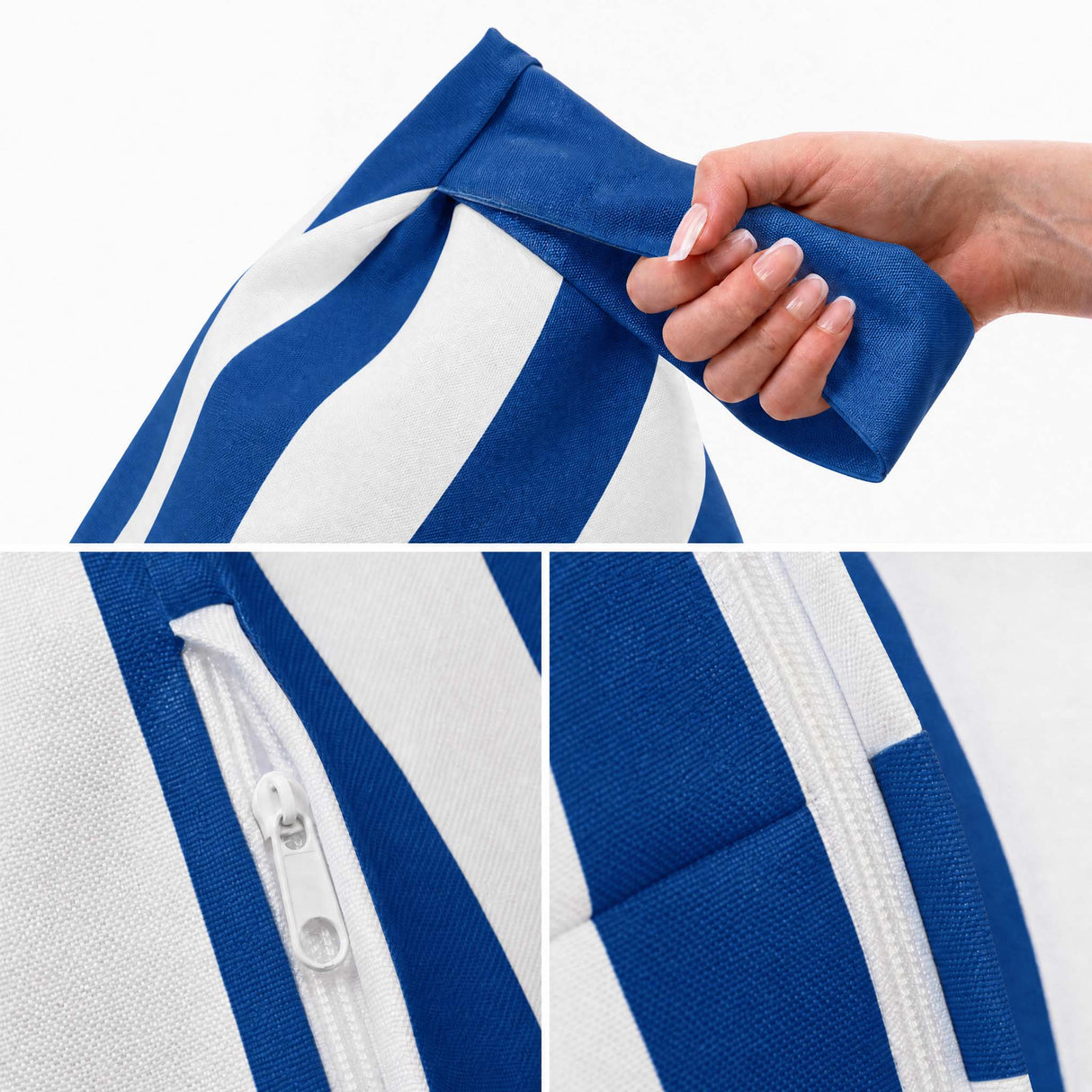 Sitzsack Pillow XL OXFORD Bunt Gestreift