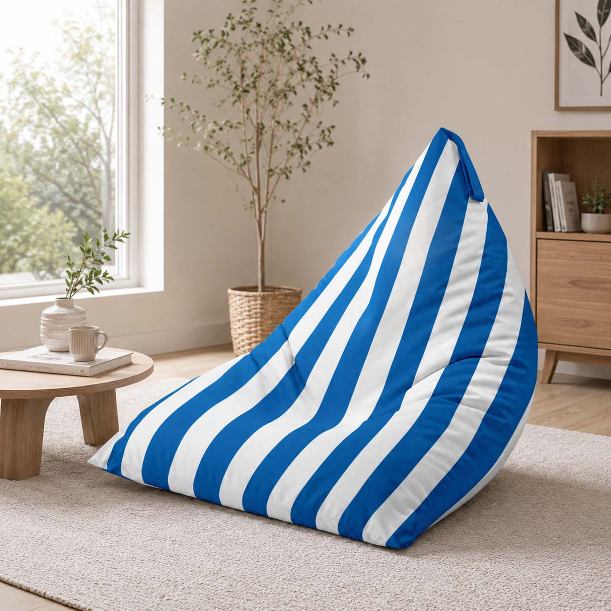 Sitzsack Pillow XL OXFORD Bunt Gestreift