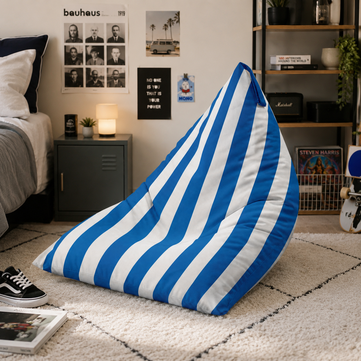 Sitzsack Pillow XXL OXFORD Bunt Gestreift