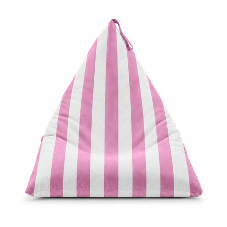 Sitzsack Pillow XL VELVET Bunt Gestreift