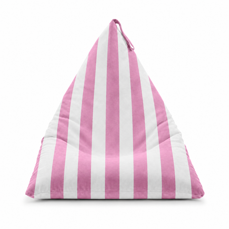 Sitzsack Pillow XXL VELVET Bunt gestreift