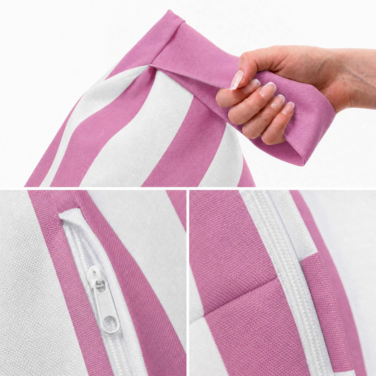 Sitzsack Pillow XL OXFORD Bunt Gestreift