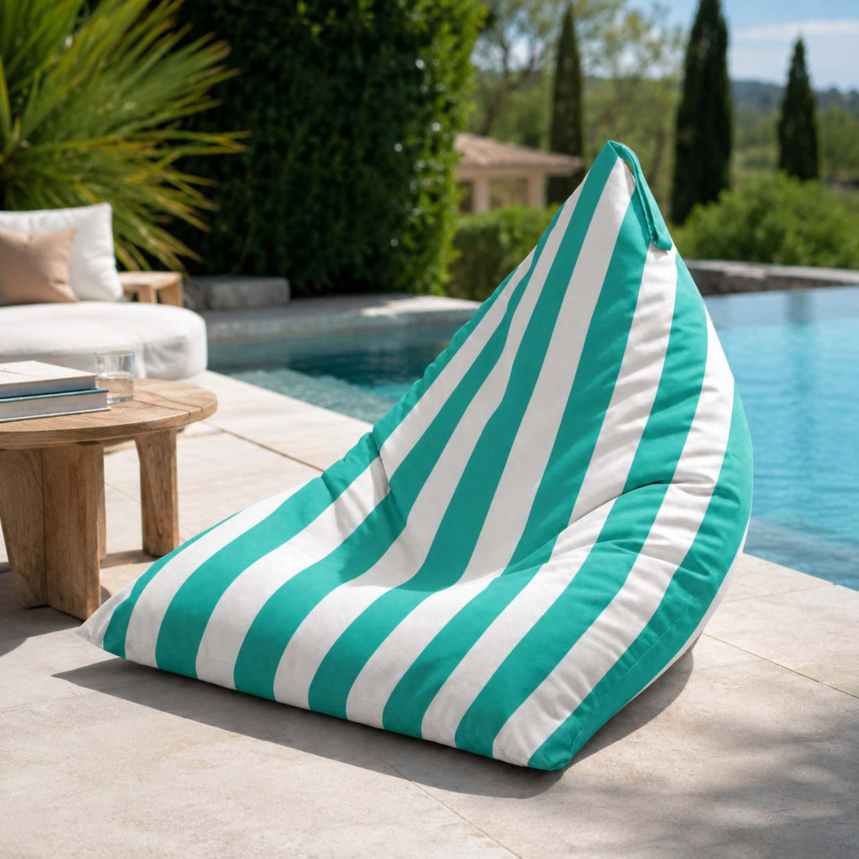 Sitzsack Pillow XL OXFORD Bunt Gestreift