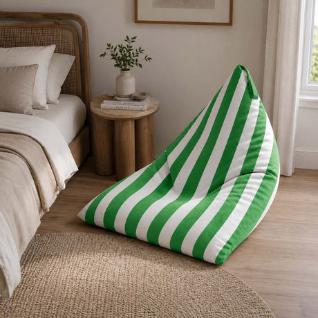 Sitzsack Pillow XL VELVET Bunt Gestreift