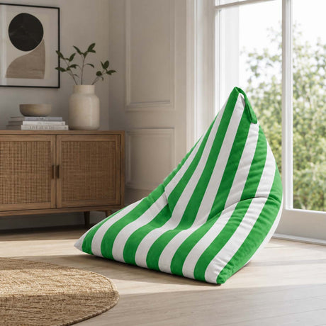 Sitzsack Pillow XL VELVET Bunt Gestreift