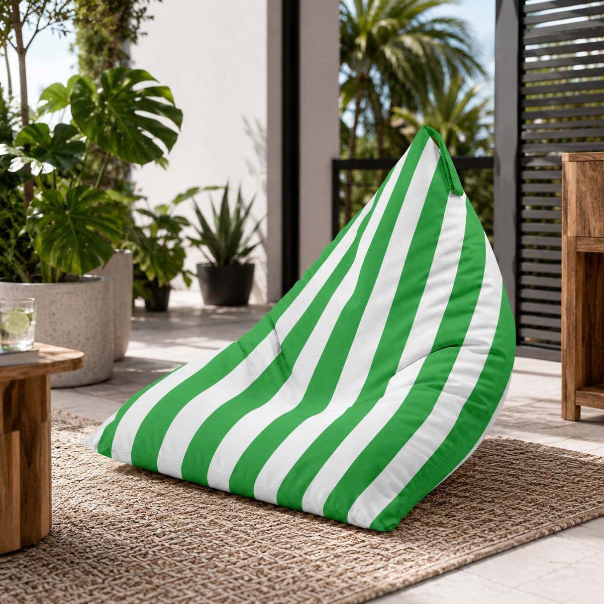 Sitzsack Pillow XL OXFORD Bunt Gestreift