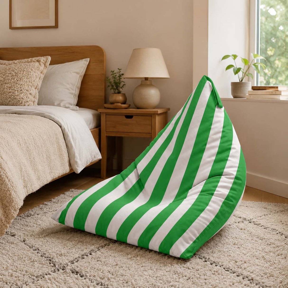 Sitzsack Pillow XL OXFORD Bunt Gestreift