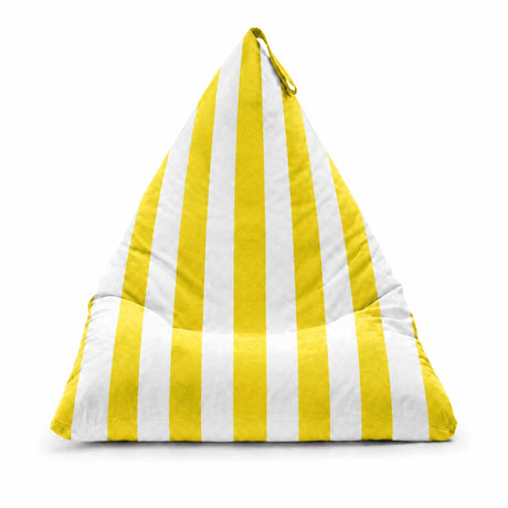 Sitzsack Pillow XL VELVET Bunt Gestreift