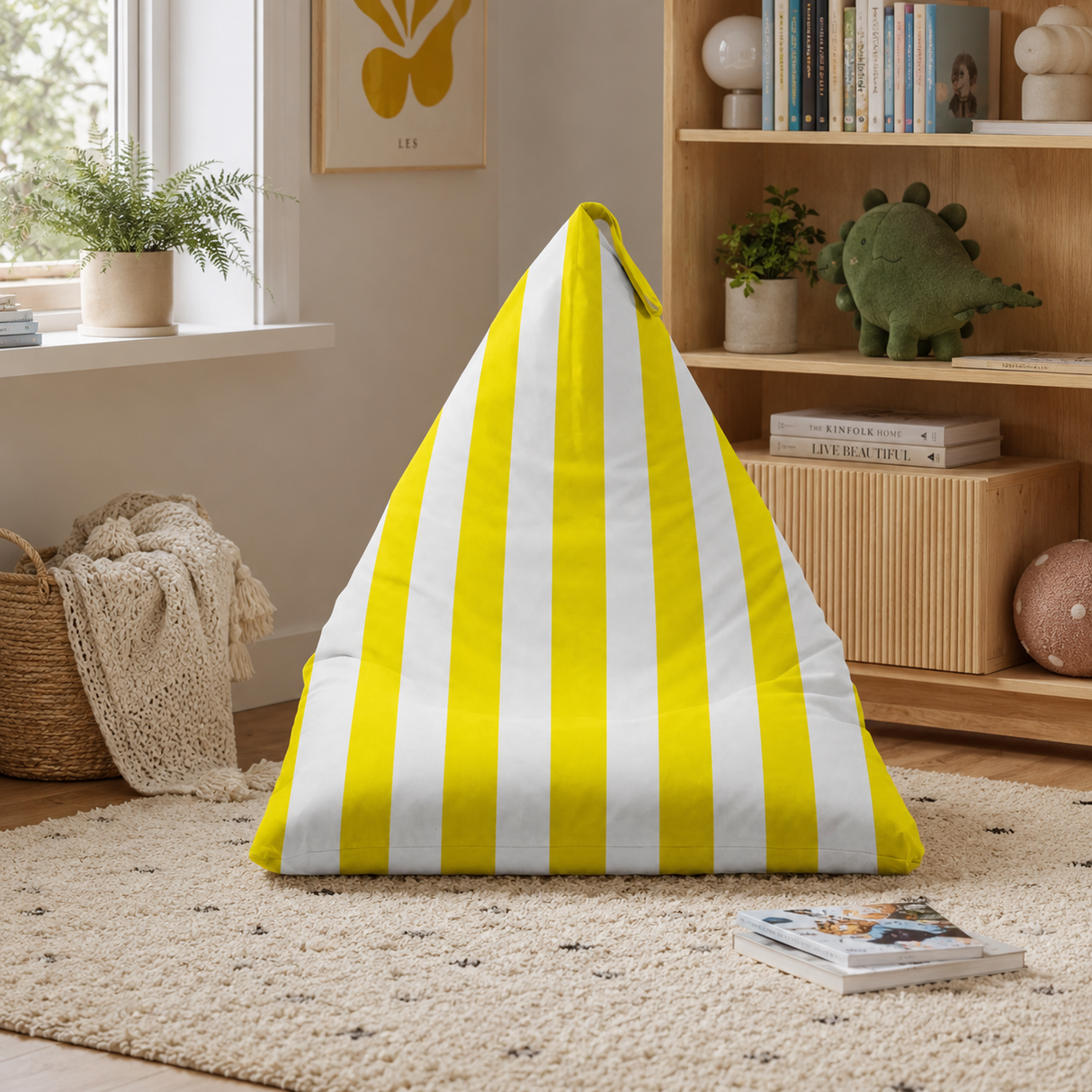 Sitzsack Pillow XL OXFORD Bunt Gestreift