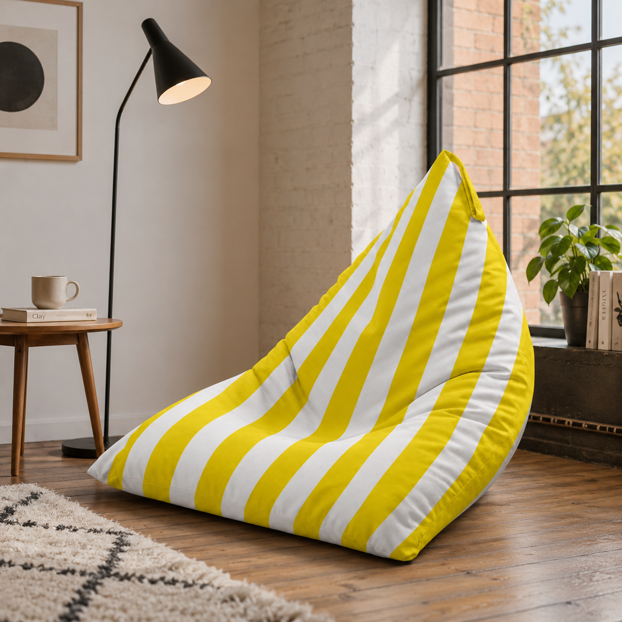 Sitzsack Pillow XL OXFORD Bunt Gestreift