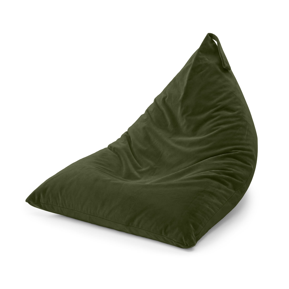 XL-Samtpouf, einfarbig