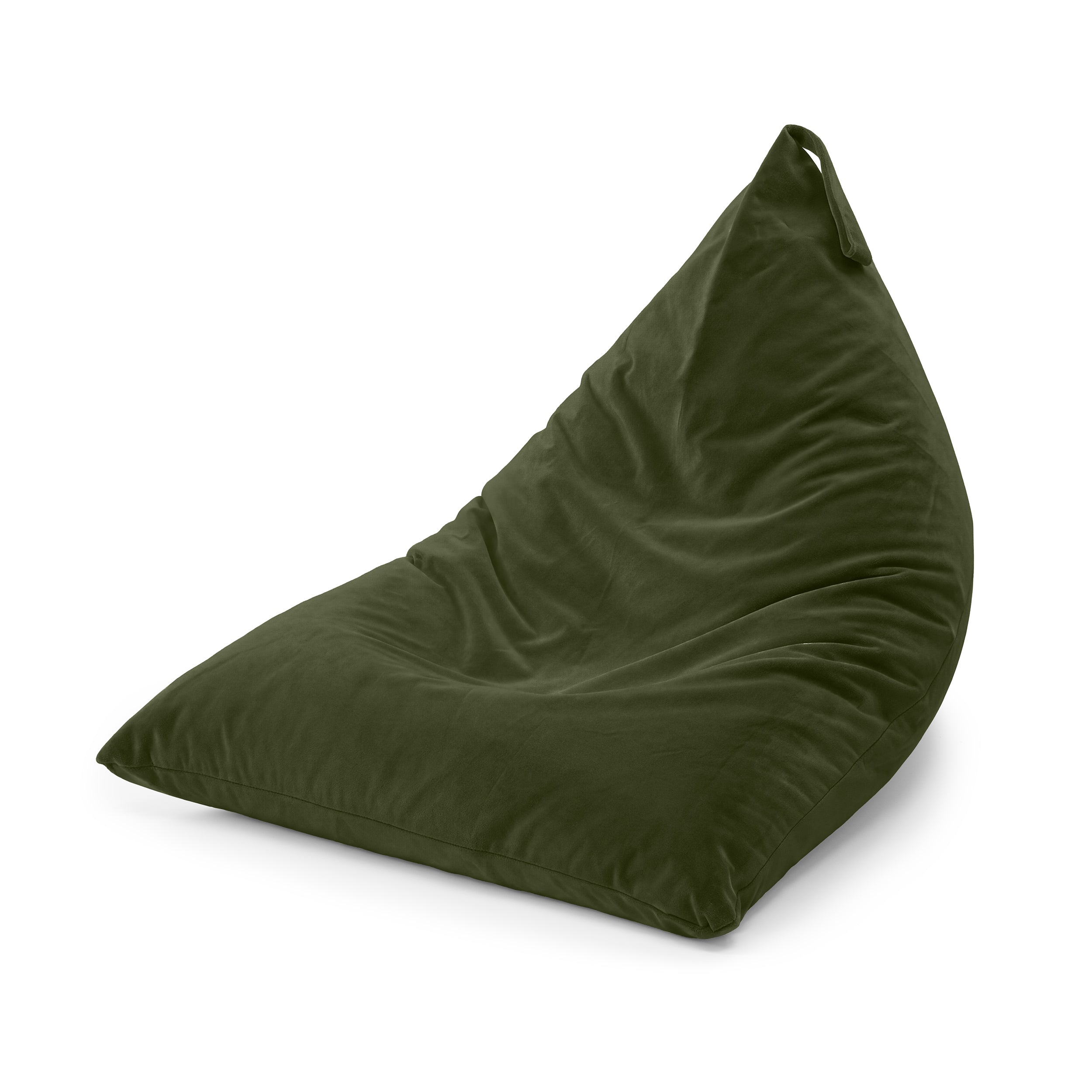 XL-Samtpouf, einfarbig
