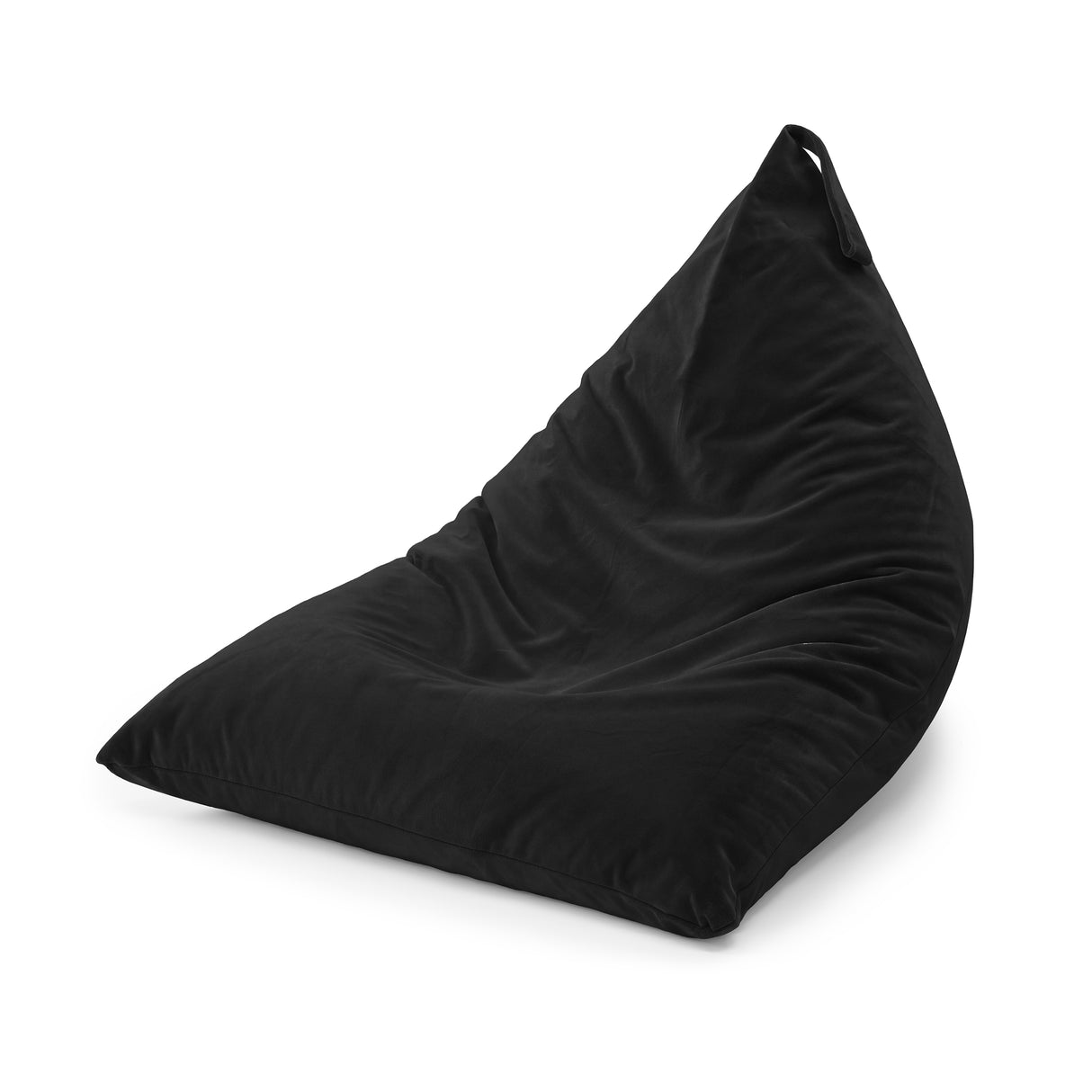 XL-Samtpouf, einfarbig