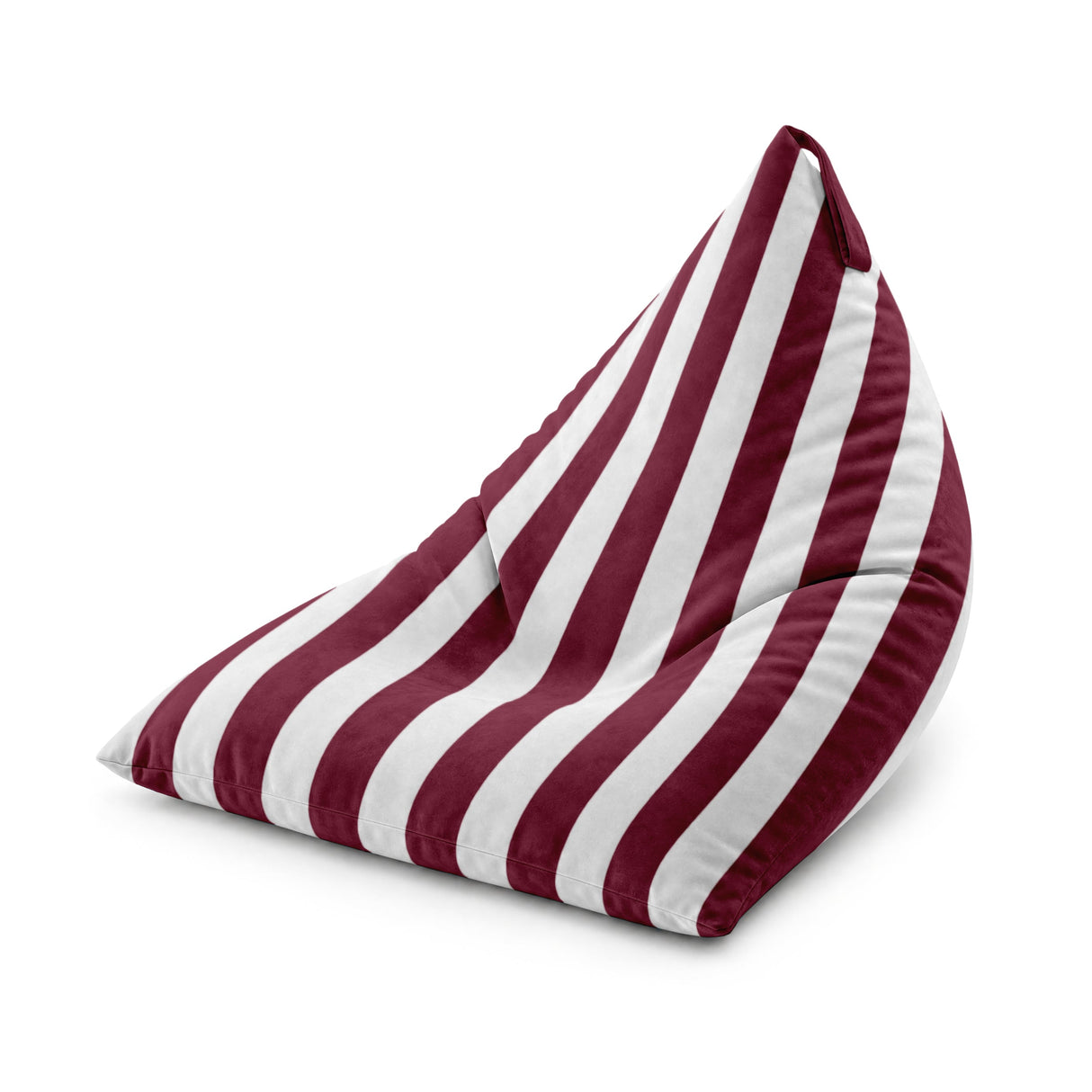 Sitzsack Pillow XL VELVET Bunt Gestreift